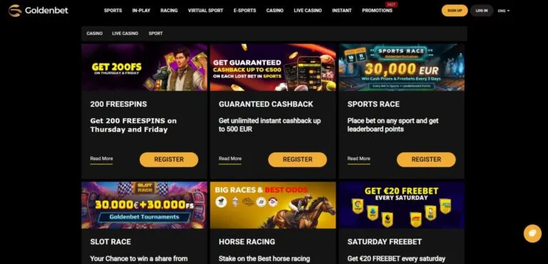Goldenbet casino bonus